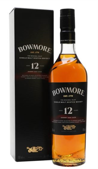Image sur Bowmore 12 Years Sherry Oak Cask 40° 0.7L
